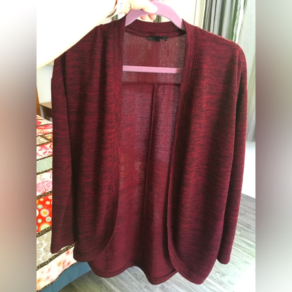Burgundy Dynamite cardigan, size XS-S